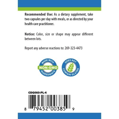 Calcium D Glucarate (60 vegetarian capsules) - Image 3