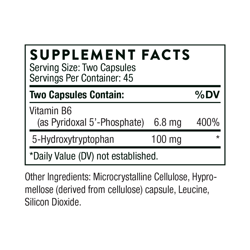 5-Hydroxytryptophan (90 capsules) - Image 3